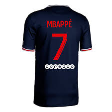 Grosshandel 50th maillt psg jersey 2020 2021 fussball jersey mbappe icardi verratti pre match training. Nike Paris St Germain Herren Heim Trikot 2020 21 Mit Mbappe Individualdruck Fussball Shop