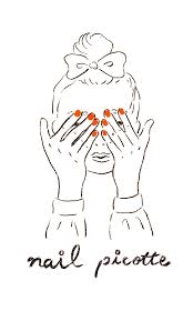Misa Itoi Illustrations Logo For A Nail Salon In Tokyo On Behance Nail Logo Fingernails Painted Logos