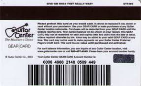 The gear card rewards program is automatically available for your guitar center gear card account, if it is open, in good standing and not more than two (2) payments past due, both at the time points are earned and at the time gear card rewards certificates are issued and redeemed. Gift Card Red Guitar Guitar Center United States Of America Guitar Center Col Us Guc 003 Gtr102