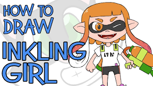 How to turn words splatoon step by step into a car. How To Draw Inkling Girl Splatoon 2019 Youtube