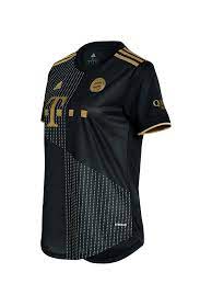 Schriftzüge, nummern und logos sollen in gold abgebildet werden. Fc Bayern Damen Trikot Away 21 22 Offizieller Fc Bayern Store