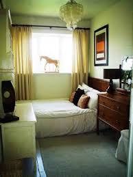 In this layout, the queen bed is flanked by two small nightstands and capped by a long dresser. Small Bedroom Ideas With Queen Bed 13 Very Small Bedroom Small Bedroom Colours Small Master Bedroom