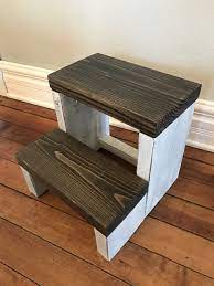 Large Step Stool Kids Step Stool Kitchen Step Ladder Kids Etsy Step Stool Kids Step Stool Diy Step Stool