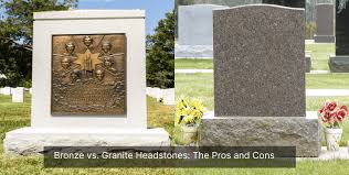 The Pros and Cons of Bronze vs. Granite Headstones