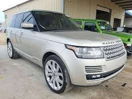 2014 Land Rover Range Rover For Sale At Autobidmaster Land Rover Range Rover For Sale Salvage Cars