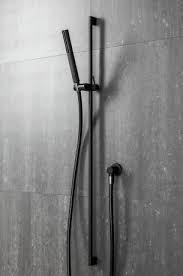 Fantini Mare Handshower On Rail Matte Black Rogerseller Hand Shower Modern Interior Decor Black Showers