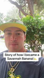 How I ended up as a Savannah Banana 🍌 • • #baseballboys #savannahbananas  #mlb #nevergiveup