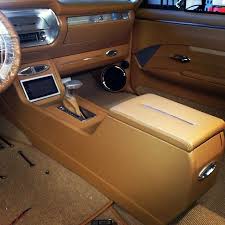 Doing The Final Touches For The 65 Chevelle Rear Ac Chevelle Custom Interior Custom Car Interior Custom Consoles Car Console