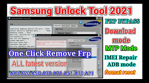 Hard reset & remove frp lock samsung galaxy a50 android 11 one ui 3.1 latest security update · admintháng sáu 21, 2021 . Samsung Frp Unlock Tool 2021 One Click Frp Bypass All Android 10 U1 U2 U3 U4 U5 U6 All For Gsm