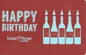 Maybe you would like to learn more about one of these? Gift Card Happy Birthday Total Wine United States Of America Total Wine Col Us Totw 008