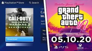 Ps5 In Trouble Mw2 Remastered Multiplayer Not Coming New Gta 6 Info In 2020 Xbox Gta Release