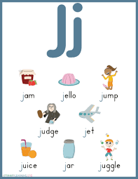 Preschool learning letter sounds printable activity worksheets. Things That Begin With The Letter J Primarylearning Org