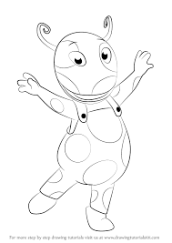 Learn How To Draw Uniqua From The Backyardigans The Backyardigans Step By Step Drawing Tutorials
