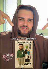 1. Füg ein Bild von dir ein und schreib dazu : Erstelle ein Bild im Stil  einer „Starter Pack“-Verpackung, wie eine Sammelfigur. Die Box besteht aus  geformtem, transparentem Plastik, eingefügt in einen ...