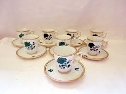 Set Of 8 Mocca Cups And Saucers Tea Cups Cup And Saucer Ceramic Tea Cup