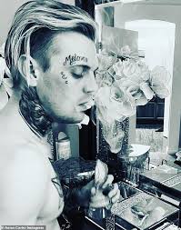 True patriots don't wear tattoos to symbolize their nationality, it's by proactive. Rapper Aaron Carter Calls Face Tattoo Of His Pregnant Ex Girlfriend S Name A Mistake And Questions Paternity Photos Lucipost