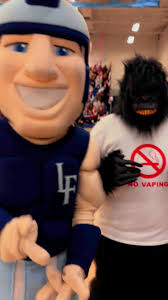 Sparty and friends throwing it down! #SpartanForLife 💙🤍