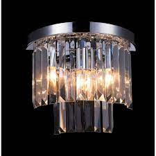 A modern finish to your space, chrome wall lights spell understated style. Chrome Prism Drop Cascade Wall Light Antique French Lighting