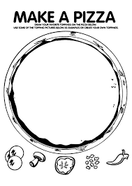 Print Coloring Image Momjunction Pizza Coloring Page How To Make Pizza Pizza Drawing