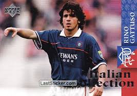 Последние твиты от gennaro gattuso (@gattuso_gennaro). Card 71 Gennaro Gattuso Upper Deck Glasgow Rangers Fc 1997 1998 Laststicker Com