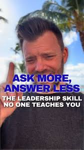 How to stop being the answer machine and build leaders