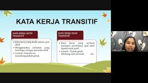 Kata kerja merupakan kata yang berfungsi untuk menerangkan suatu perbuatan atau keadaan. Bina Ayat Kata Kerja Transitif Youtube