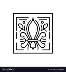 Fleur De Lis Artistic Logo Vector Flower Logo Vector Logo Iris Flowers