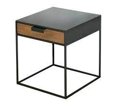 chevet bout de canape design metal et bois sur mesure muebles estilo industrial muebles hierro y madera todo muebles