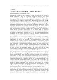 Pdf Law And The Social Construction Of Disability