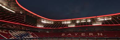 Aber es gibt noch mehr neues! Zumtobel Beleuchtet Allianz Arena In Kraftigem Fc Bayern Rot Highlight
