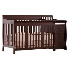 Storkcraft Portofino 4 In 1 Convertible Crib And Changer Espresso Best Baby Cribs Cribs Baby Cribs Convertible