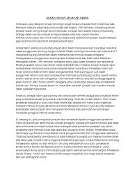 Lihatlah samudera luas yang jernih, hutan yang masih terpelihara kehijauannya, lanskap alam yang memukau serta kepelbagaian kaum yang terdapat di malaysia. Folio Karangan Bm Jenayah