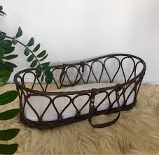Ein Personlicher Favorit Aus Meinem Etsy Shop Https Www Etsy Com De Listing 540841133 80er Jahre Baby Tragekorb Reisebett Moses Basket Baby Baskets Cribs