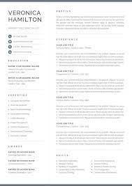 Professional Resume Template Compact 1 Page Resume Template Etsy Resume Template Professional Resume Template One Page Resume Template