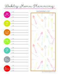 plan breakfast lunch dinner worksheet printable worksheets