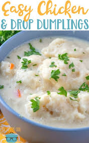 Directions in a medium bowl add bisquick mix and milk stirring until a soft dough forms. Easy Chicken And Drop Dumplings Video The Country Cook