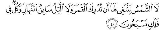 Quran surah 08 september 2020. Tafseer Surah Yaseen 36 40 In The Pursuit Of Writing