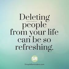 It's not hard to say goodbye to your instagram account. Deleting People From Your Life Can Be So Refreshing Unknown Author Simplereminders Srn Bryantmcgill Je Delete Quotes Friends Quotes Ways To Be Happier