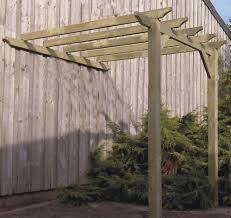 3 6m X 3 1m Lean To Pergola Gazebo Kit With 95mm Posts Construire Une Pergola Amenagement Jardin Idees Pergola
