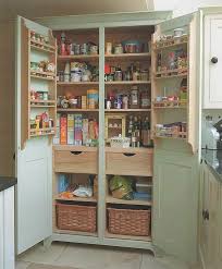 Free standing kitchen pantry cabinet with 4 sliding wicker baskets, 2 solid oak bread drawers and free standing kitchen cabinets are versatile in their use and can be easily cleaned. Build A Freestanding Pantry Diy Projects For Everyone Freestanding Kitchen Free Standing Kitchen Pantry Pantry Design