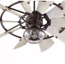 Ceiling Fans 176937 Quorum 1974 86 1974 9 Windmill Fan Single Light Kit Bronze Or Galvanize Ceiling Fan With Light Windmill Ceiling Fan Farmhouse Ceiling Fan