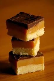 The Foods Of England Caramel Squares Desserts Caramel Shortbread Food