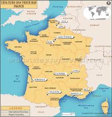 Uefa Euro 2016 Venues France Euro Venues Map