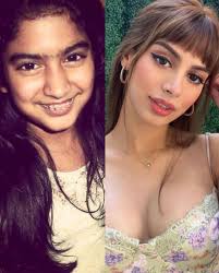 Then and Now picture of Khushi Kapoor! #peopleofbollywood #khushikapoor