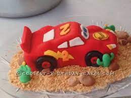 Baby neerav's 1st birthday cake cutting. Race To The Deadline Lightning Mcqueen Birthday Cake