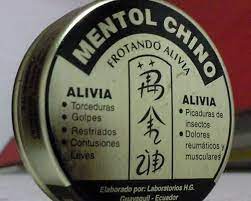 Mentol Chino Concentrado Alivia Torceduras Dolores Y Otros