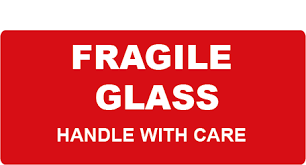 Fragile handle with care stickers will reduce the risk that fragile items will break during shipping. Fragile Labels Flexi Labels
