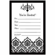 Black And White Party Invitations Templates Black And White Birthday Invitations Lovely Black And White Birt In 2020 Printable Birthday Invitations Free Printable Birthday Invitations Party Invitations Printable