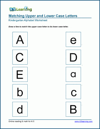· uppercase letters are used to begin sentences and are also used for . Uppercase And Lowercase Letters Worksheets For Kindergarten K5 Learning
