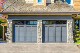 The panel design of this garage door is our newport panel with stockton iii windows. Green T Garage Doors Aurora Il Us 60505 Houzz